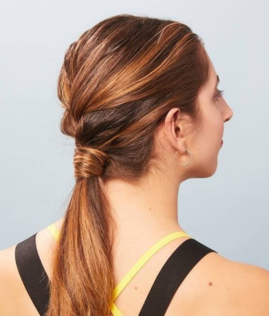 sweaty hair style